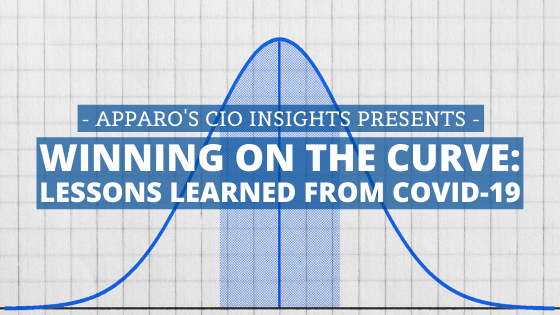 Header Image for CIO Insights: Winning On The Curve. Shows curved graph as background image.
