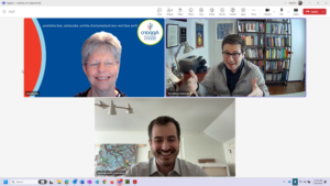 Virtual meeting to optimize nonprofit technology tool.